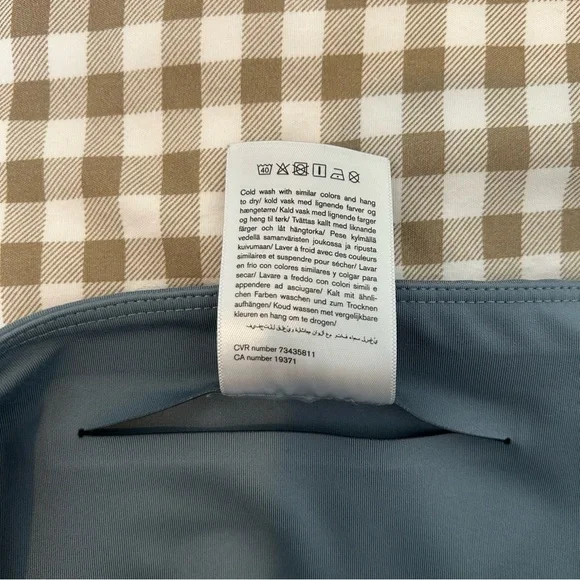 Girlfriend Collective Blue ‘Lagoon’ Compressive High-Rise Leggings | Size L - Picture 9 of 15